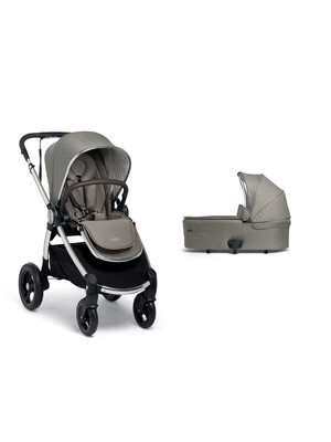Ocarro Greige Pushchair with Greige Carrycot